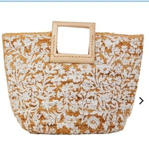 Antik Kraft straw tote
